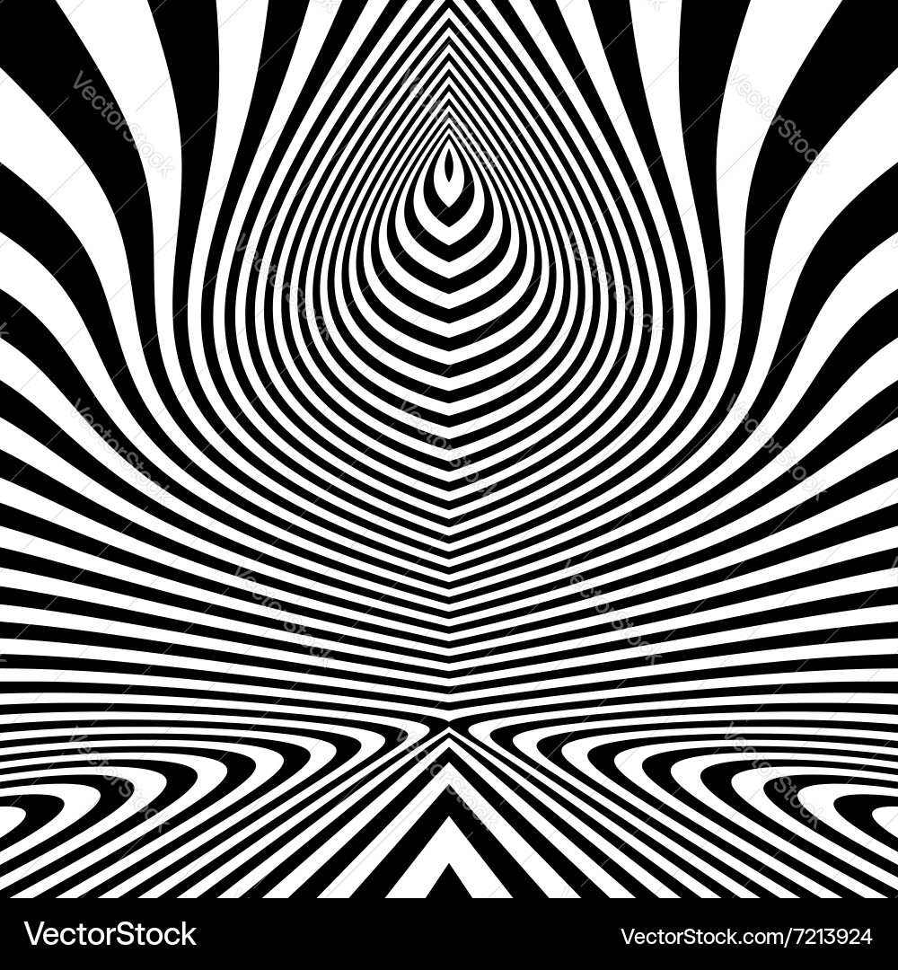 Pattern with optical abstract background vector image