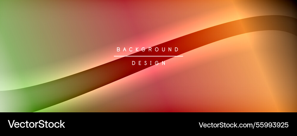 Bright rainbow style color gradient with curve Bright rainbow style color gradient with curve vector image