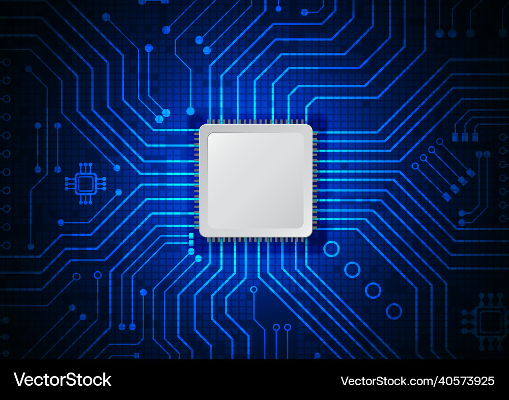 Circuit technology background with hi-tech digital Circuit technology background with hi-tech digital vector image