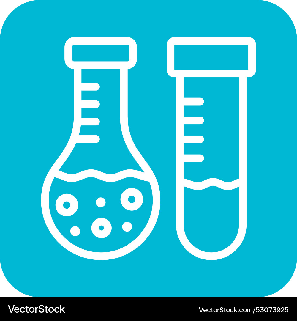Lab test icon design Vector Image