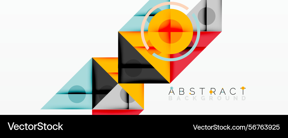Modern abstract design geometric shapes overlap Modern abstract design geometric shapes overlap vector image