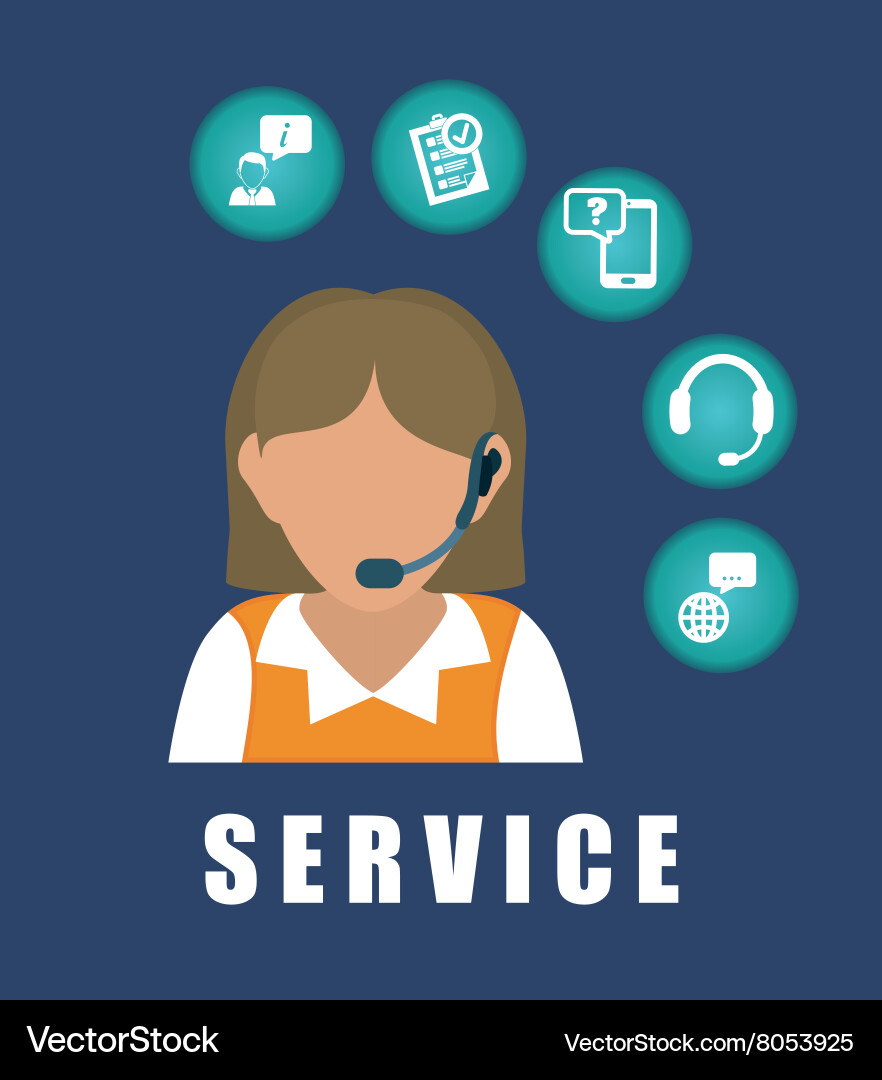 Online support and operator design Online support and operator design vector image