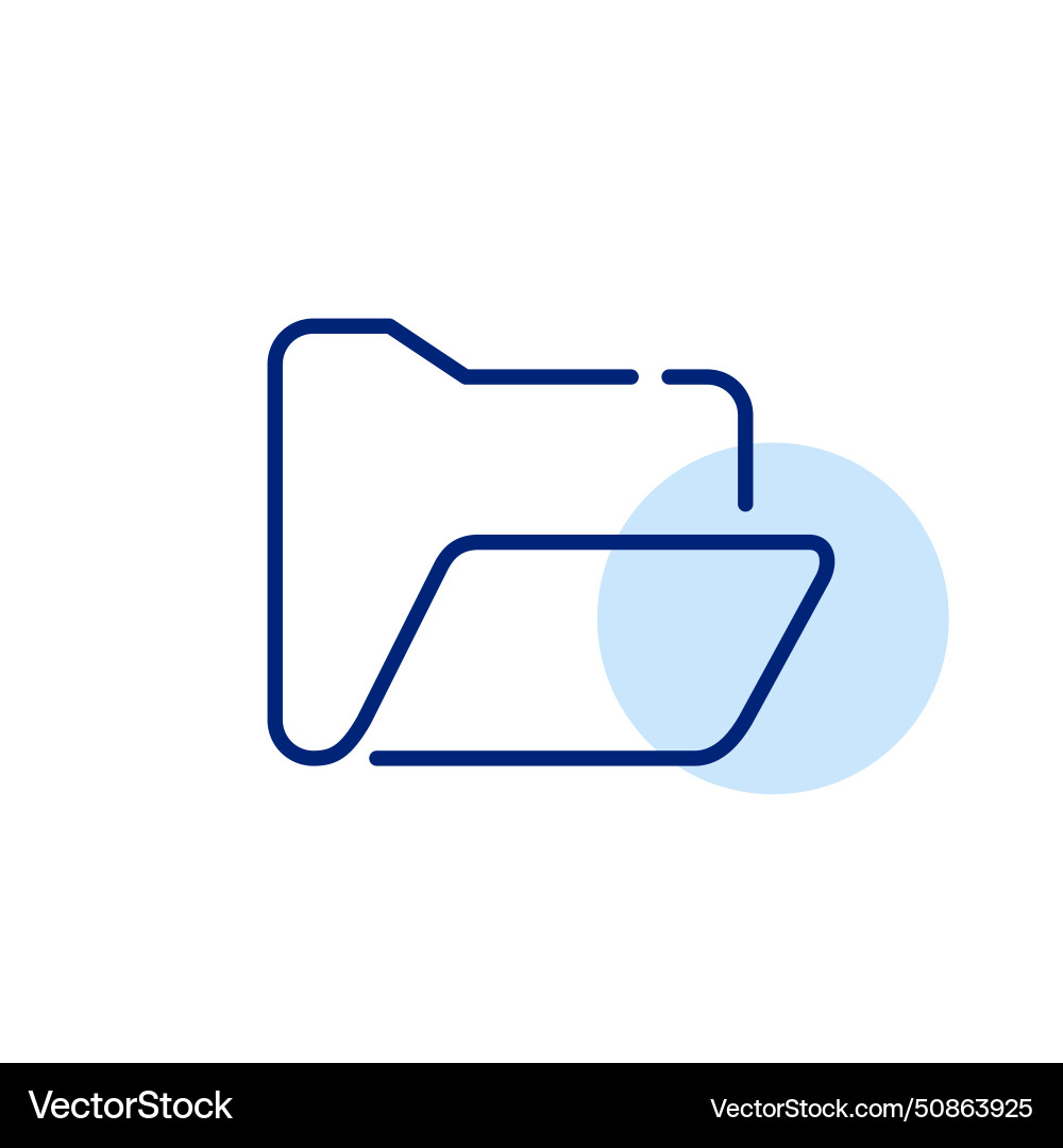 Open computer folder file access and sharing Open computer folder file access and sharing vector image