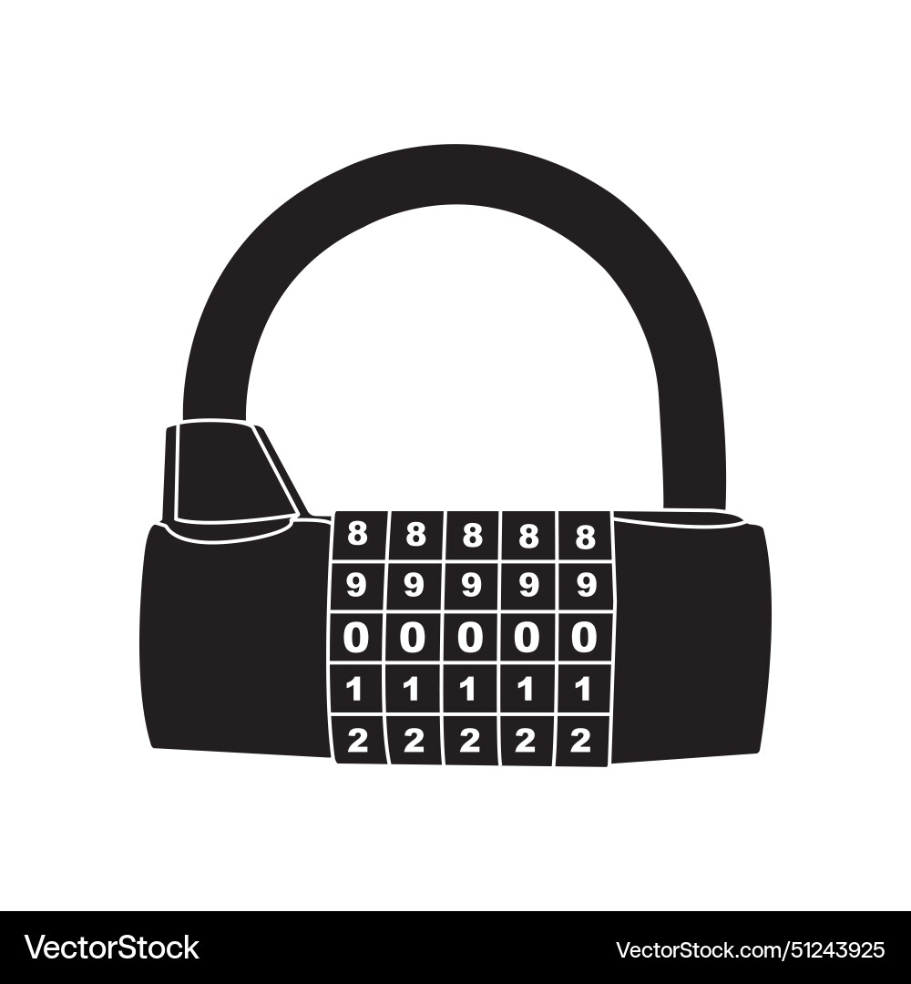 Padlock icon Padlock icon vector image
