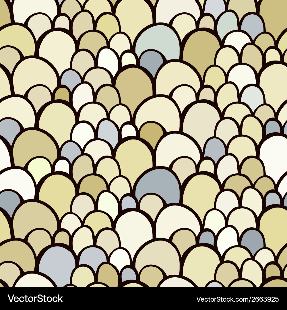Seamless pattern with scale abstract ornament Vector Image