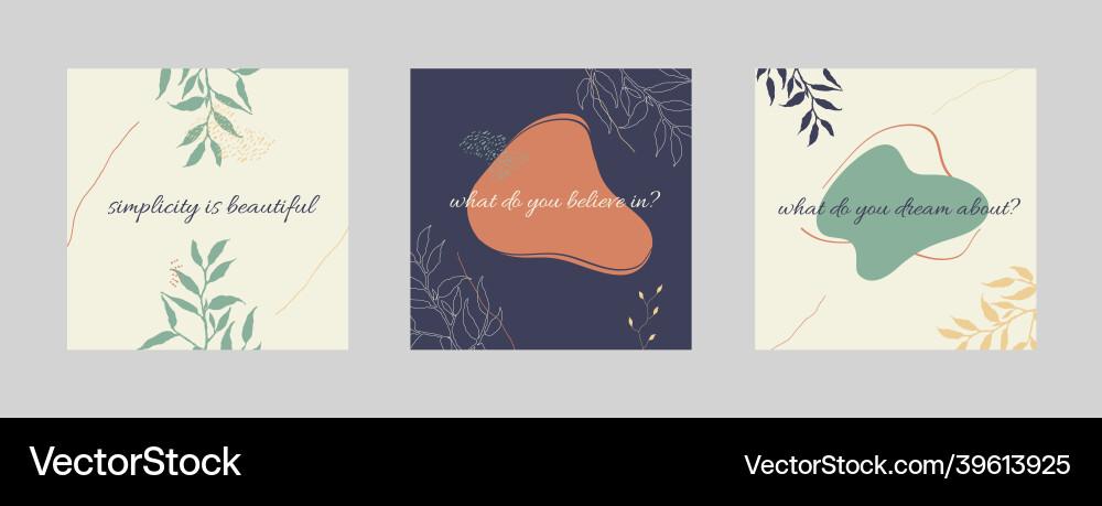 Set of abstract shape backgrounds or patterns Set of abstract shape backgrounds or patterns vector image