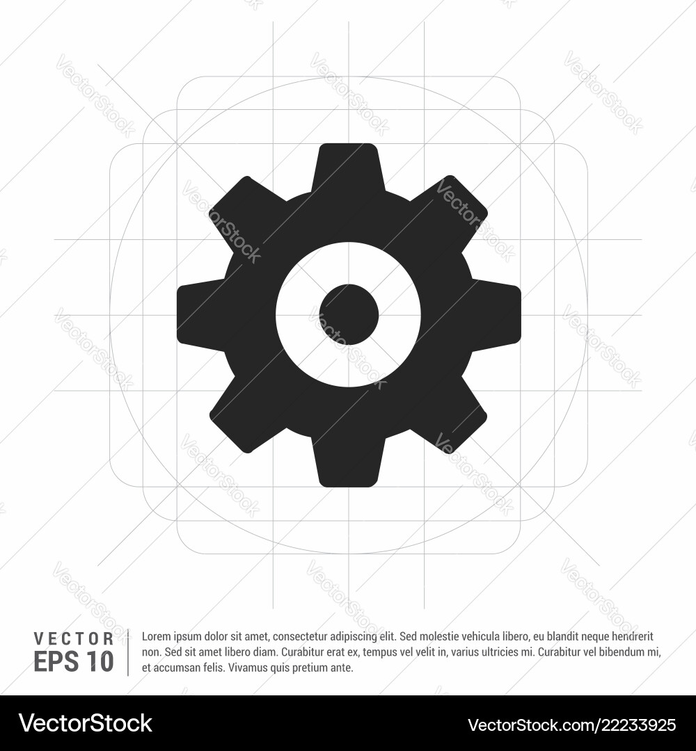 Setting icon Vector Image
