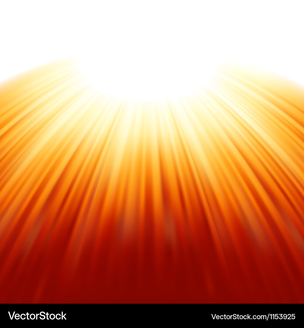 Sunburst Rays of Sunlight - Dynamic Light Effect vector image
