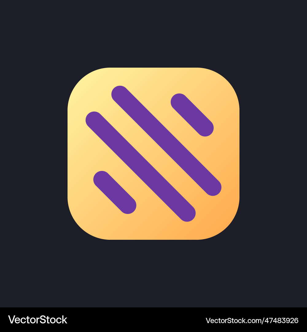 Add background flat gradient fill ui icon Add background flat gradient fill ui icon vector image