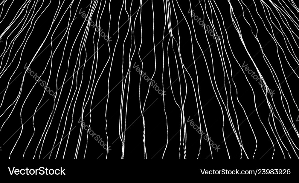 Array with dynamic particles 3d technology style Array with dynamic particles 3d technology style vector image