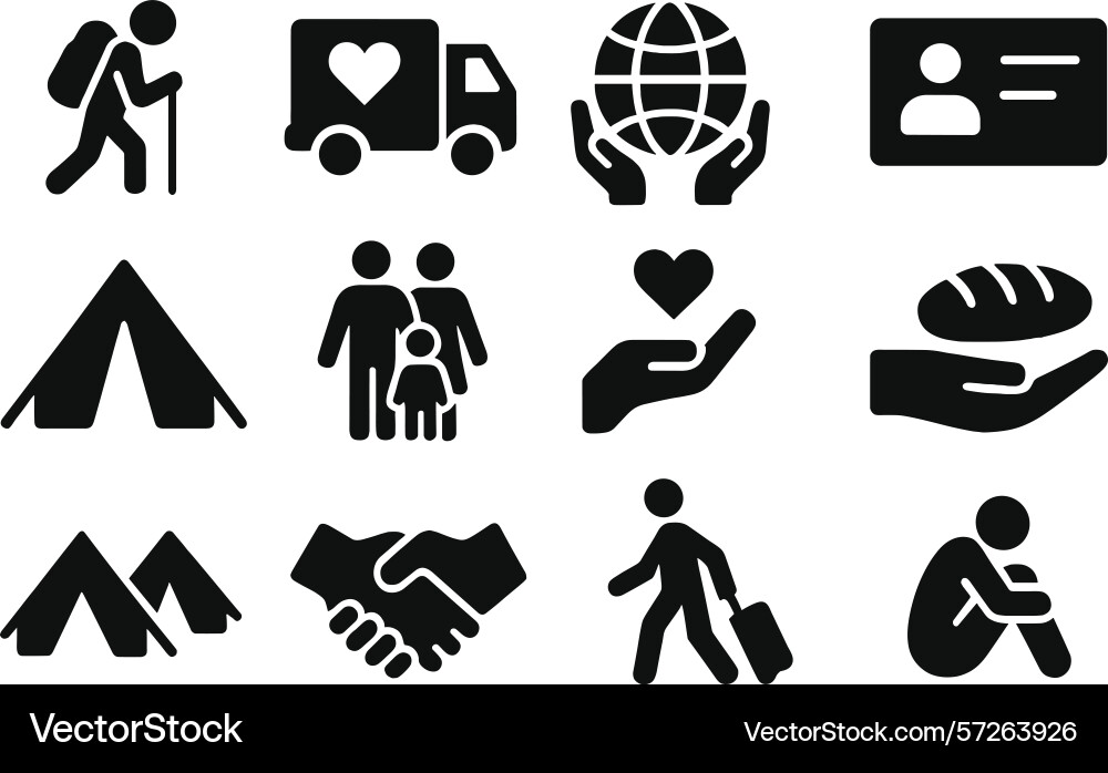 Exploring community and connection through icons Exploring community and connection through icons vector image