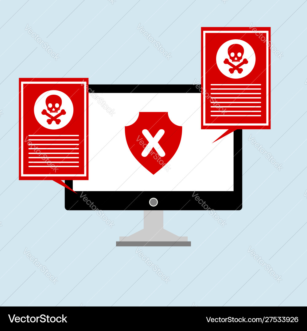 Hacker Aktivität Computeralert Benachrichtigung Hacker Aktivität Computeralert Benachrichtigung vektorbild