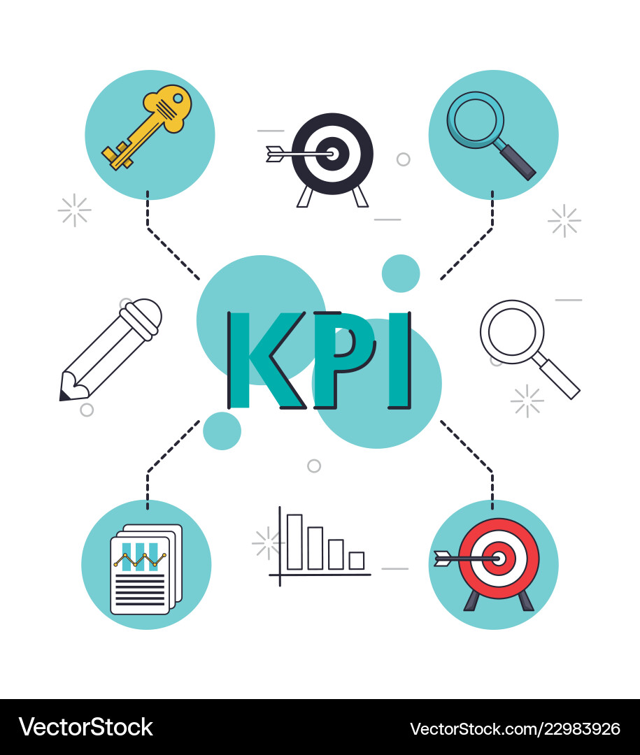 Key performance indicator Key performance indicator Vector Image