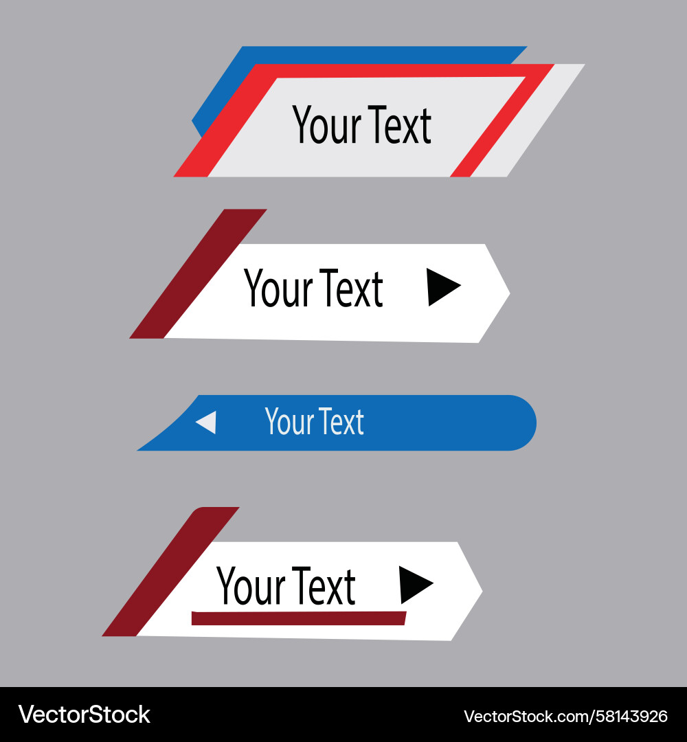 Modern UI Elements & Icons Vector Image