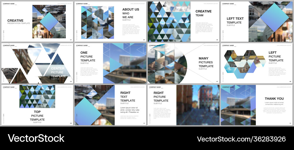 Presentation design templates multipurpose Presentation design templates multipurpose vector image