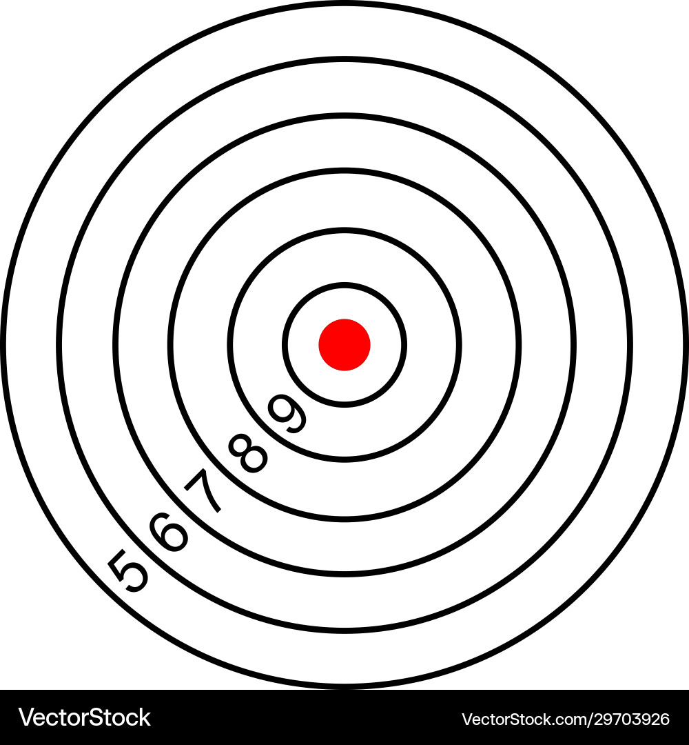 shooting-archery-target-printable-stock-isolated-vector-image for Print Free Printable Archery Targets Shooting archery target printable stock isolated Vector Image for Print Free Printable Archery Targets