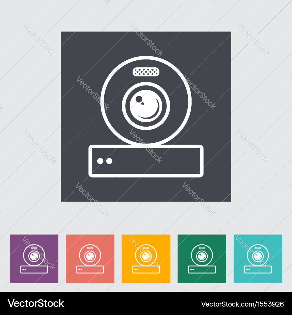 Web Camera Icon vector image