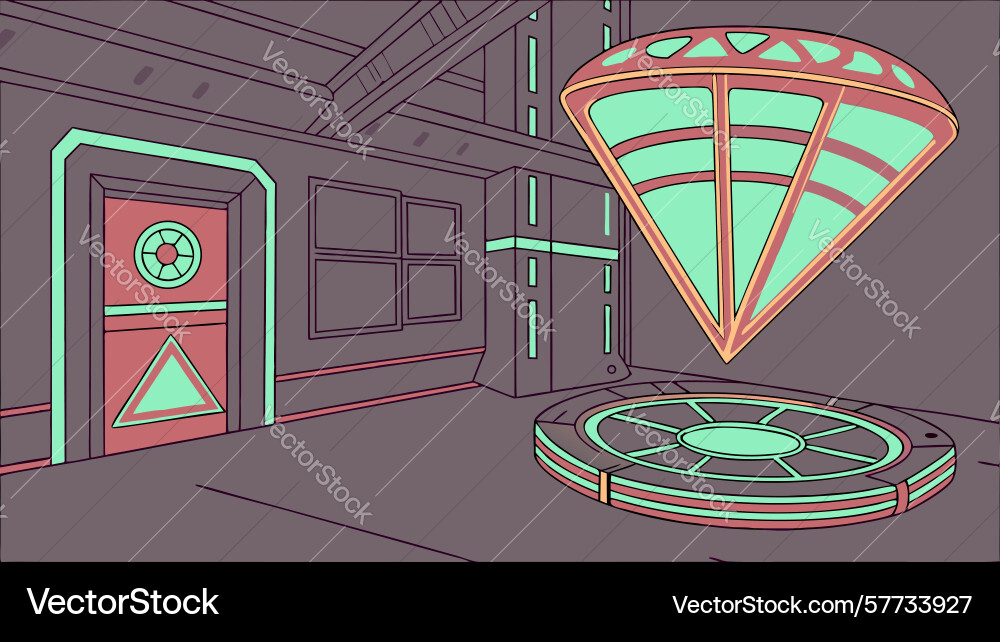 Abstract digital connection and data network vector image