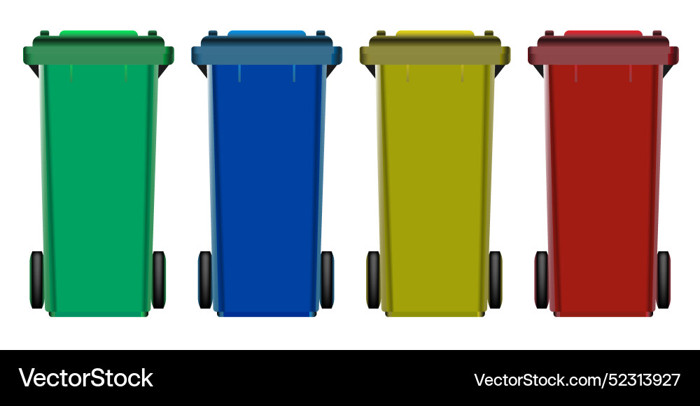 Garbage sorting recycling collection Garbage sorting recycling collection vector image