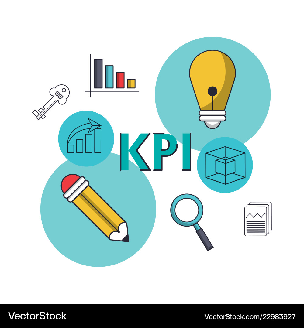 Key performance indicator Key performance indicator vector image