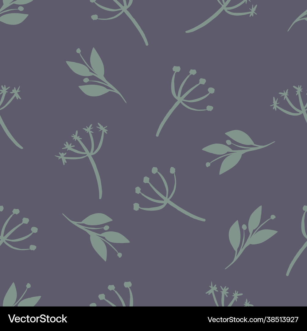 Leaf & Branch Pattern vector image