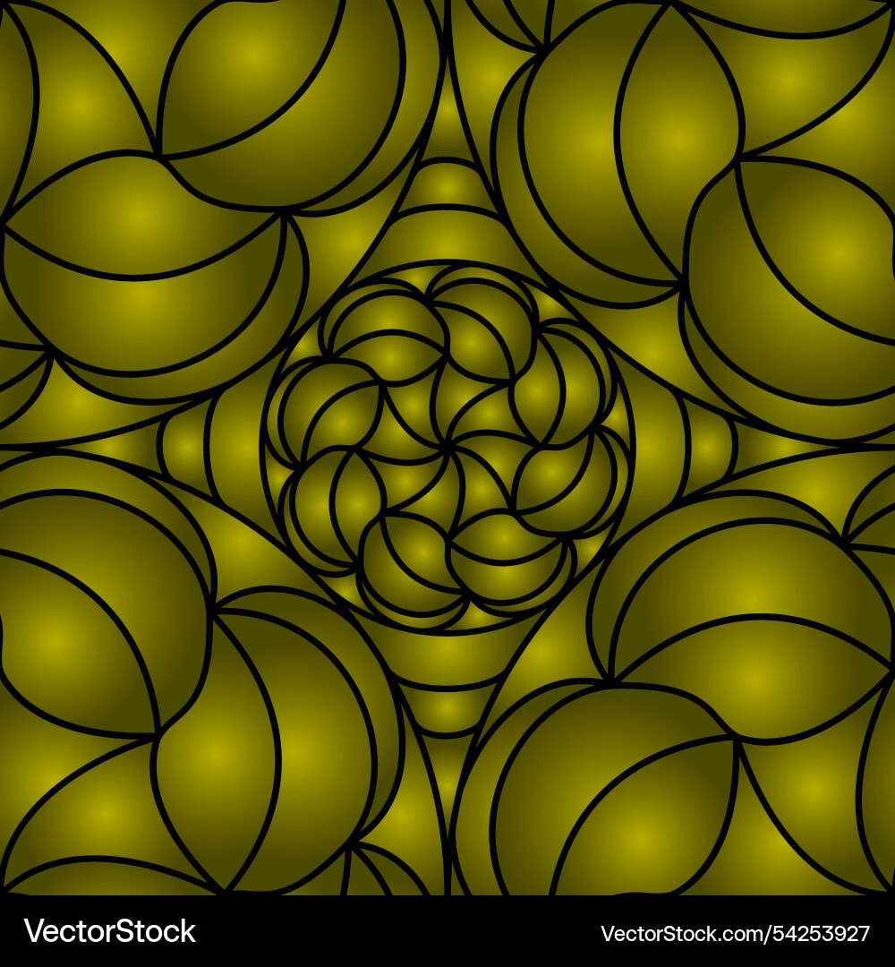 Seamless abstract pattern of gradient shapes vector image