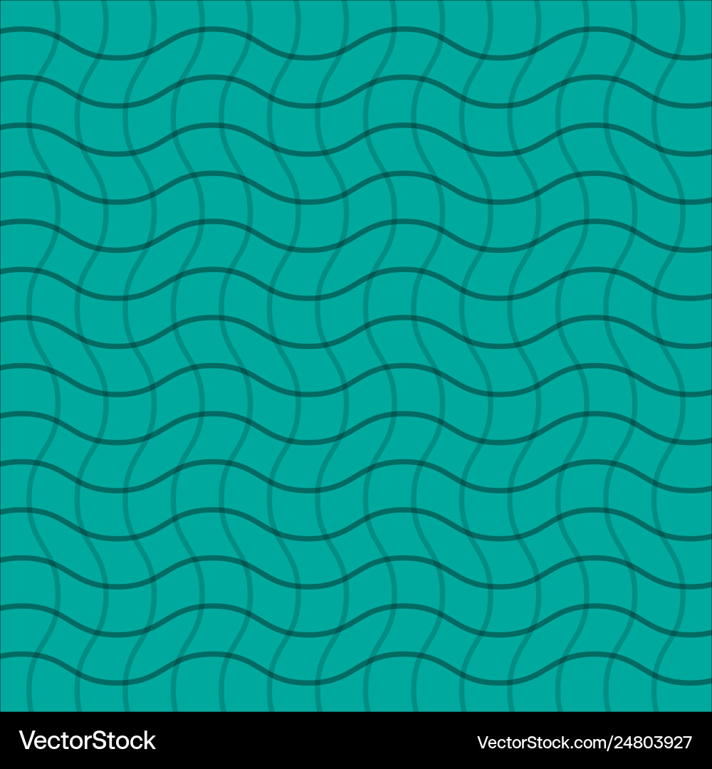 Wavy vertical and horizontal lines in square mesh Wavy vertical and horizontal lines in square mesh vector image