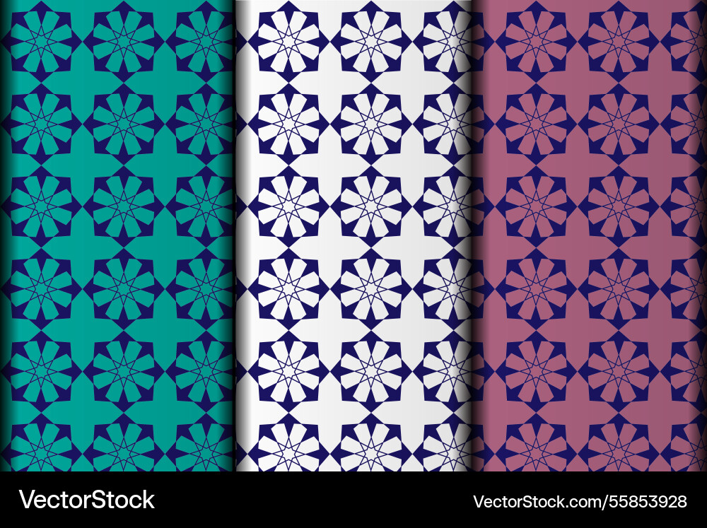 Eps seamless pattern design element vector image