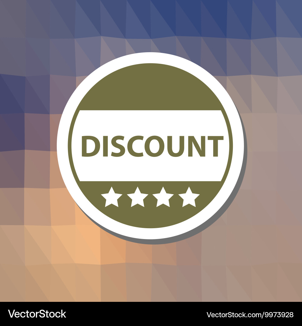 Multicolor low polygonal triangles pattern vector image