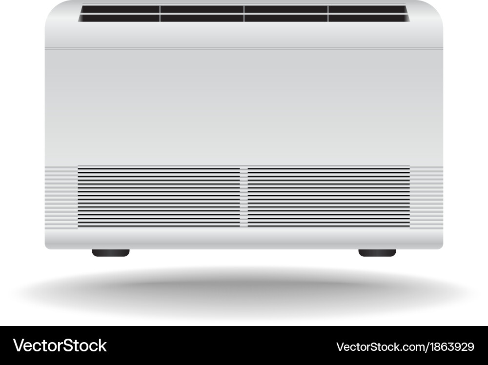 3D Air Conditioner Royalty Free Vector Image - VectorStock