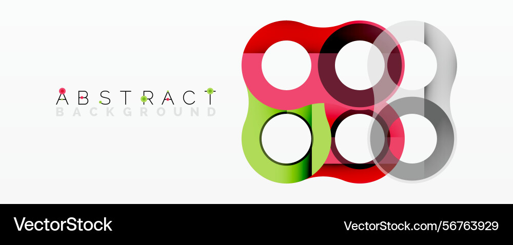Colorful overlapping circles create modern Colorful overlapping circles create modern vector image