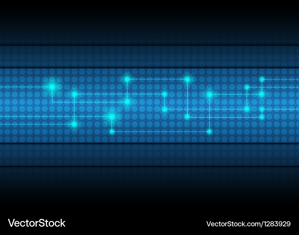Digital Network Technology vector image