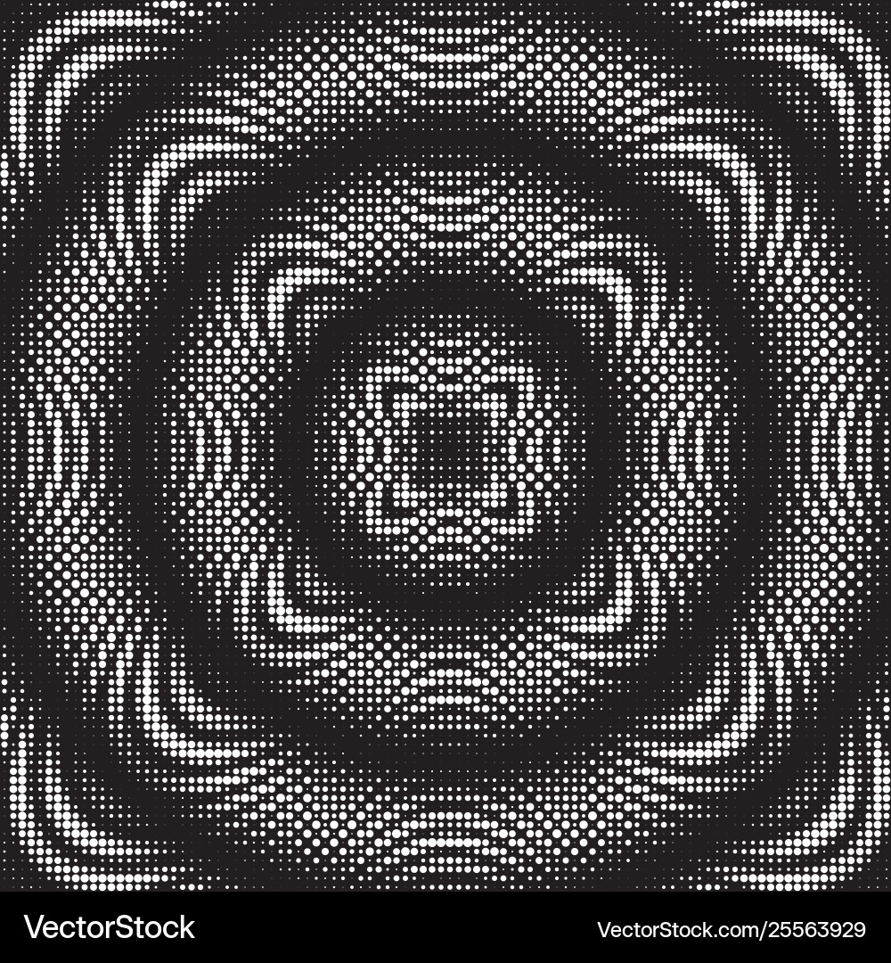 Dotted halftone pattern or texture Vector Image