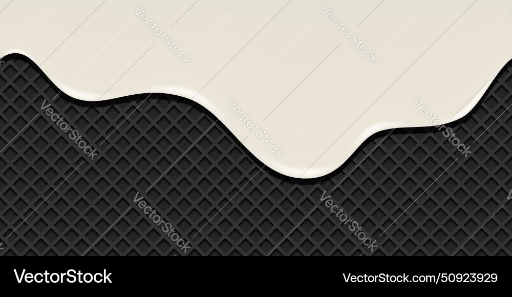 Melted chocolate seamless Royalty Free Vector Image