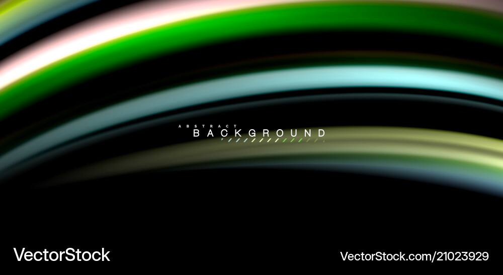 Multicolored wave lines on black background design Multicolored wave lines on black background design vector image