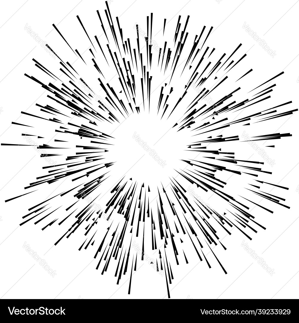 Radial radiating dynamic rays beams lines Radial radiating dynamic rays beams lines Vector Image