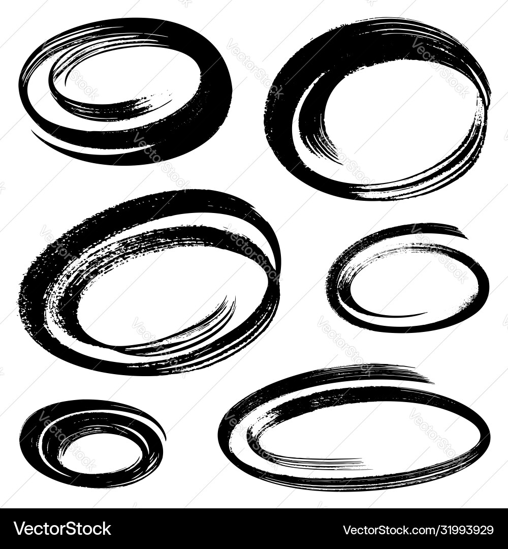 Set black marker text selection Set black marker text selection vector image