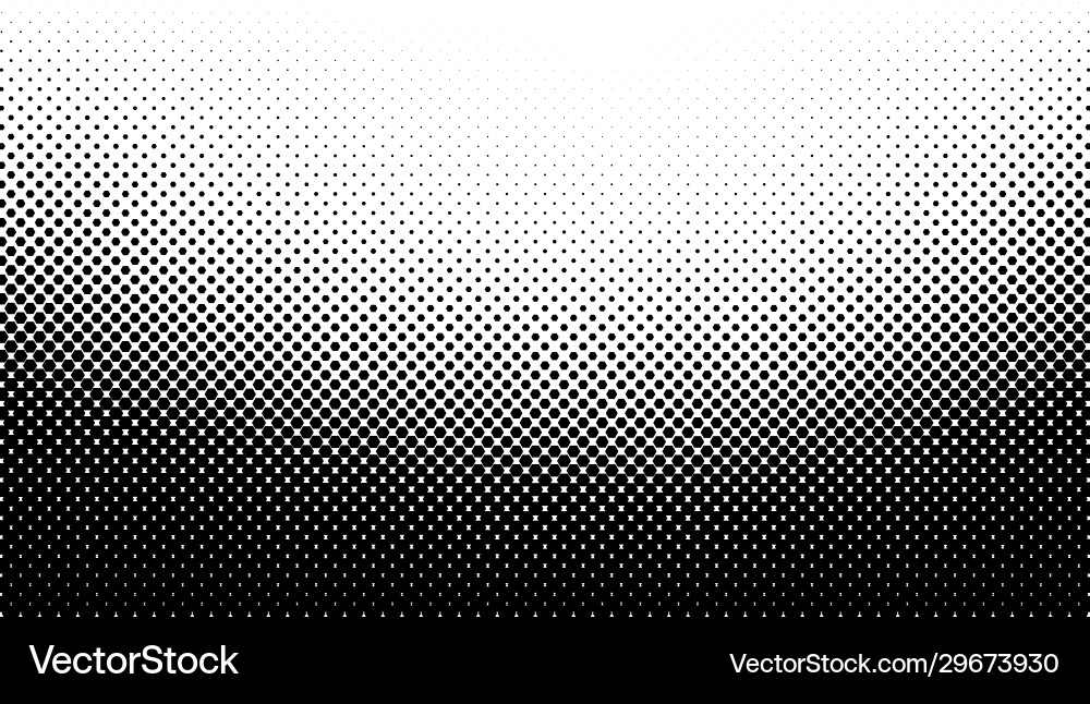 Abstract Halftone Wave Pattern vector image