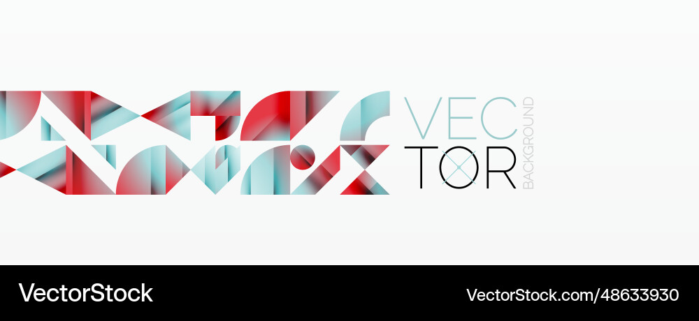 Assorted geometric shapes unite in a minimalistic Assorted geometric shapes unite in a minimalistic Vector Image