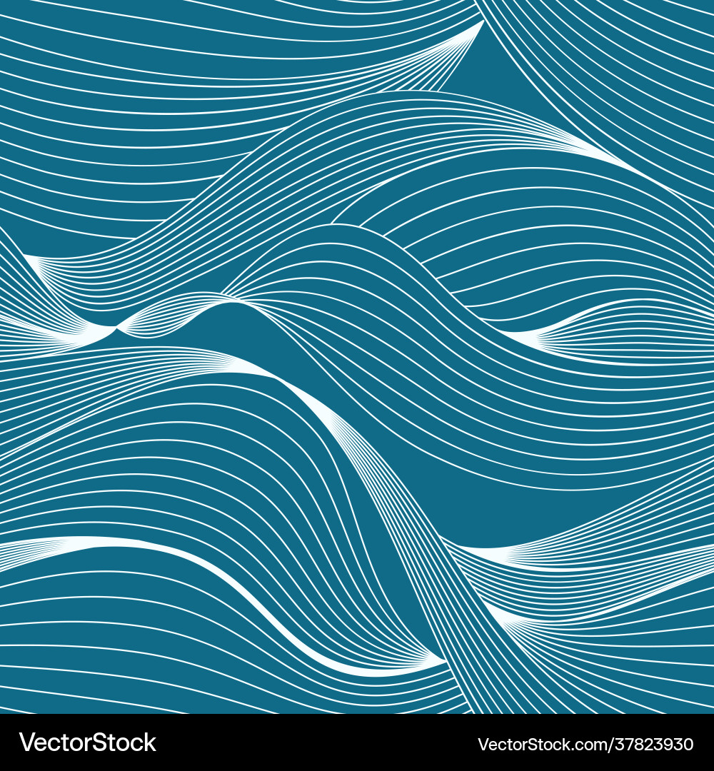 Distorted Lines Swirl Background vector image