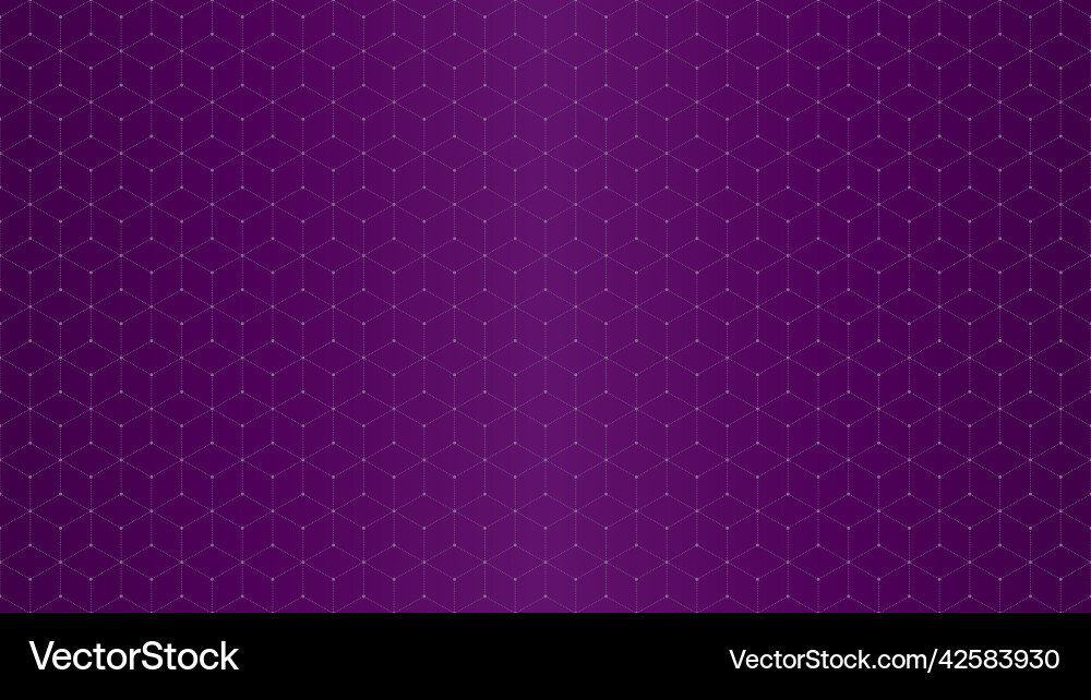 Isometric cubes hd purple background vector image