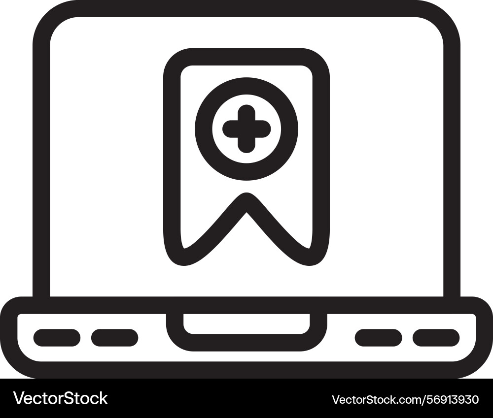 Save for later linear style icon design vector image