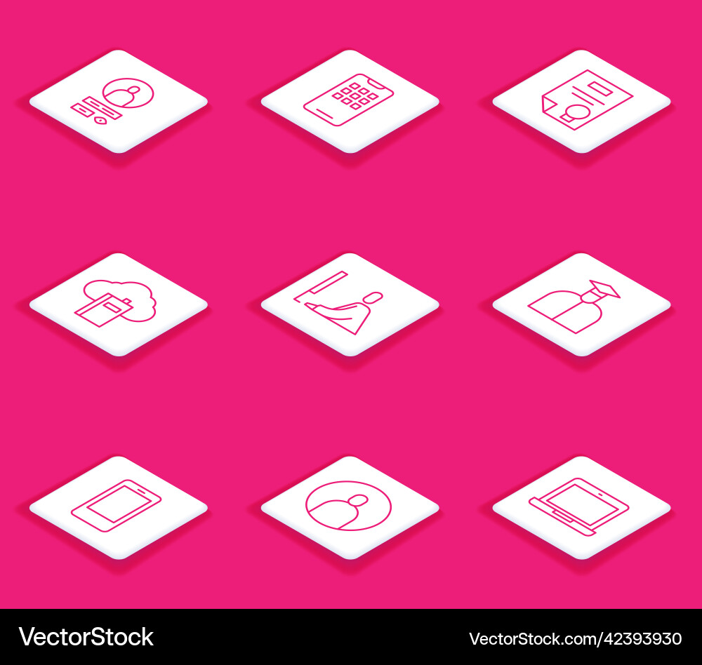 Set line create account screen mobile phone Set line create account screen mobile phone Vector Image