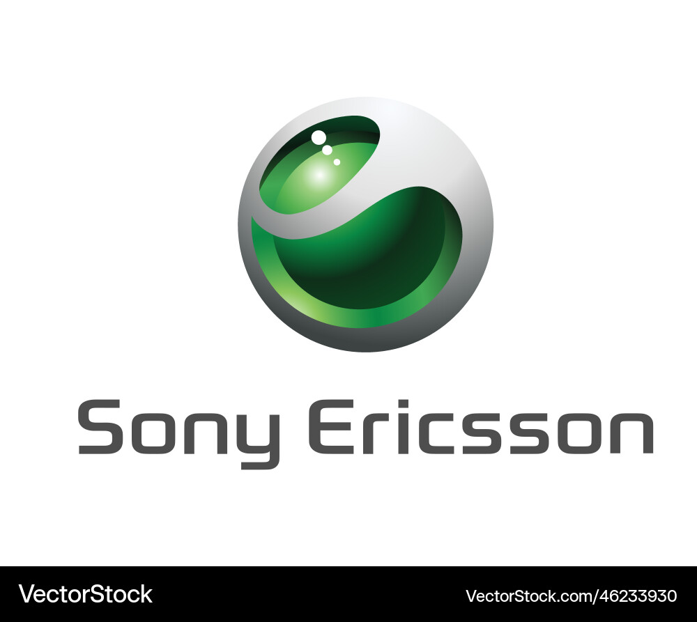 Sony ericsson logo marke telefon symbol design Sony ericsson logo marke telefon symbol design vektorbild