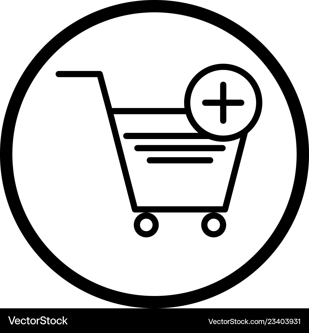 Add to cart icon Vector Image