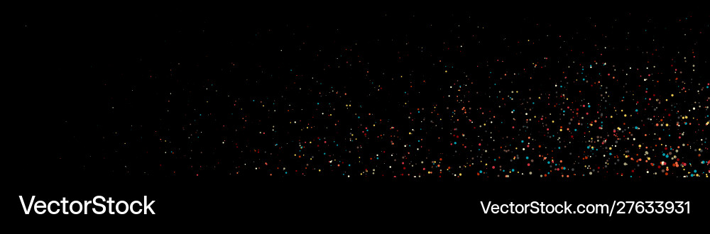 Colorful universe distribution computational vector image
