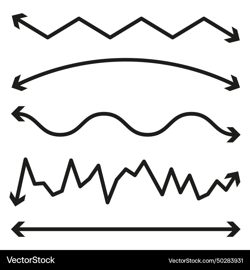 Dynamic Flow Arrows - Abstract Movement vector image