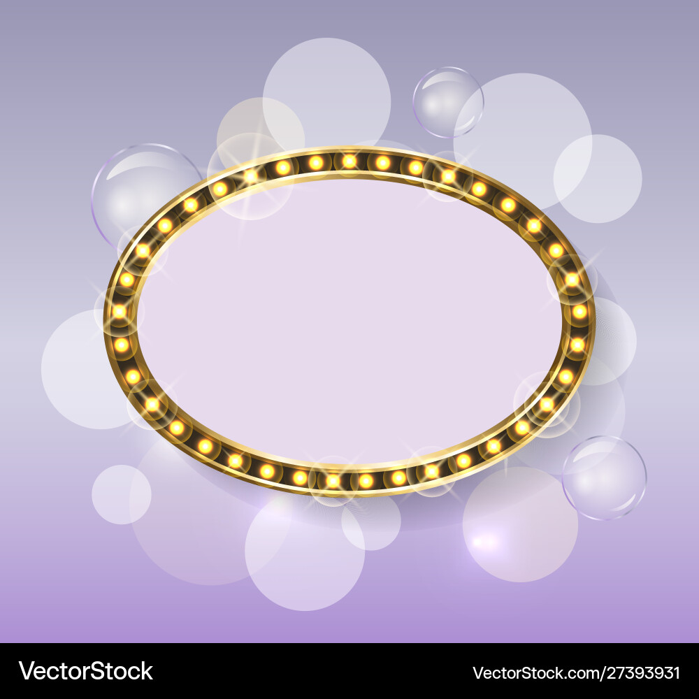 Frame and backdrop with glimmer gold framework Frame and backdrop with glimmer gold framework vector image