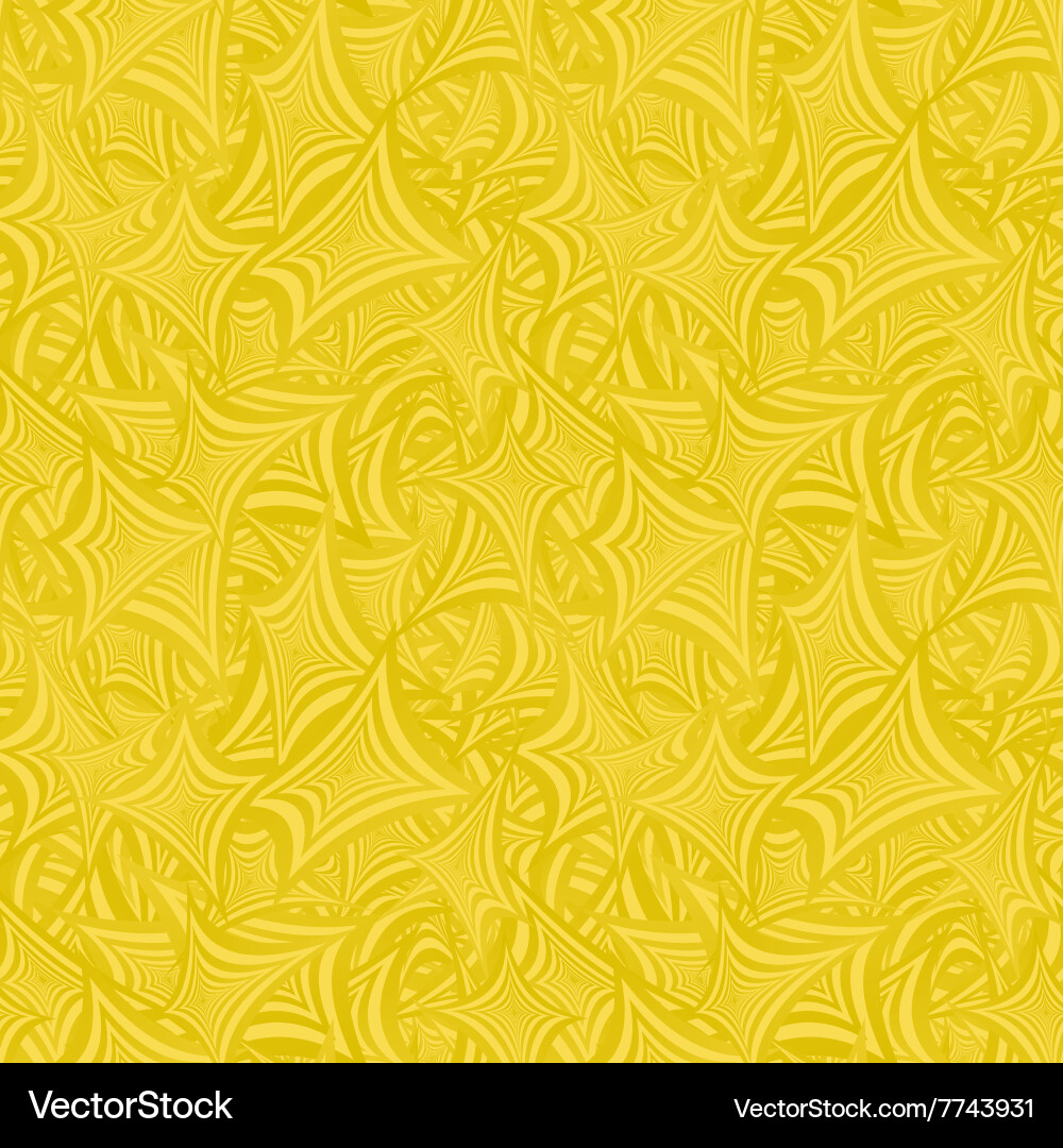 Golden abstract seamless pattern background vector image