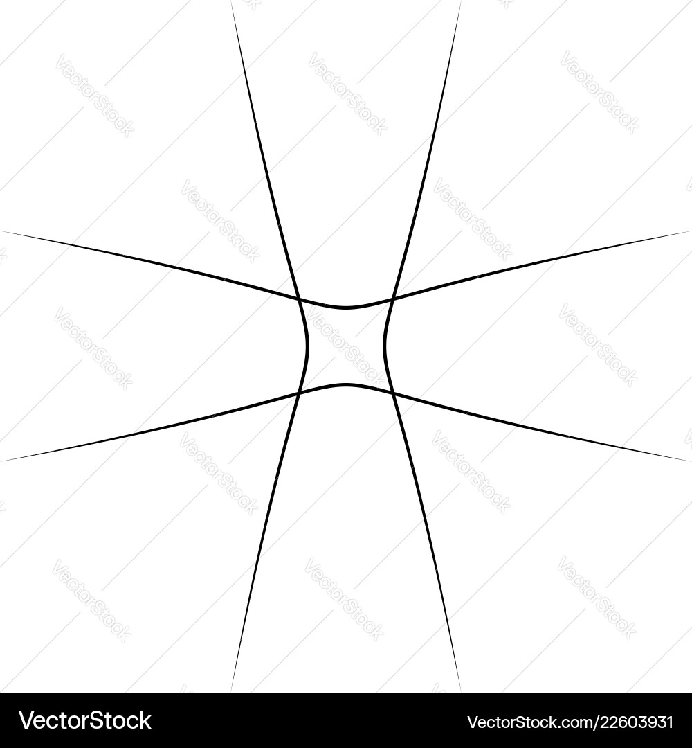 Grid mesh lattice with distortion warp effect Grid mesh lattice with distortion warp effect vector image